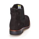 Bota Botina Chelsea Masculina Preta Nobuck 