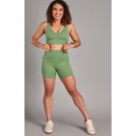 Conjunto Top e Shorts Confort Verde