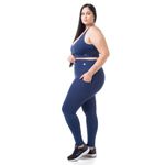 Conjunto Top e Legging Confort Classic Azul Marinho