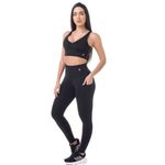 Conjunto Top e Legging Confort Classic Preto