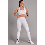 Conjunto Top e Legging Bionic Branco 