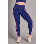 Calça Legging com bolso Level Up Azul e rosa