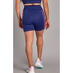 Shorts Fitness Level Up Azul e rosa 