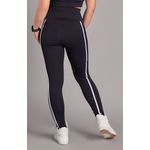 Calça Legging com bolso Level Up Preto e branco 