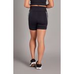 Shorts Fitness Level Up Preto e branco 