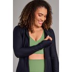 Jaqueta Fitness Glamour Preto