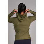 Jaqueta Fitness Glamour Verde militar 