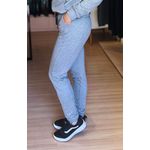 Calça Jogger Moletinho Glow cinza