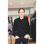 Blusa Canguru Moletom peluciado Glow Preto