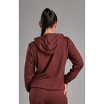 Blusa Canguru Moletinho Glow Marrom