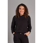 Blusa Canguru Moletom peluciado Glow Preto