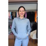 Blusa Canguru Moletinho Glow Cinza