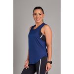 Regata Fitness Alongada Azul Marinho 