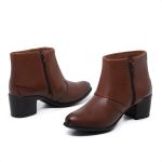 BOTA CLEO Cor: 0107 havana
