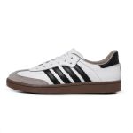 Tenis De Couro Vitória Cor: Branco/Preto 