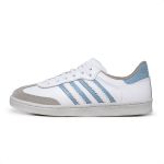 Tenis De Couro Fernanda Cor: Branco/Azul ceu