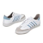 Tenis De Couro Fernanda Cor: Branco/Azul ceu