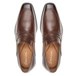 Sapato premium loafer masculino solado de borracha - Mouro