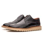 SAPATO CASUAL DERBY PREMIUM PRETO PALERMO Mod.: BG_3651