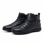 Bota Dany 0657 Feminina de Couro Super Extremo conforto Cor: Preto