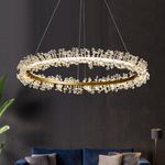 LUSTRE PENDENTE MODERNO ANEL AURA 60CM
