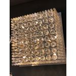 PLAFON CRISTAL QUADRADO NOBRE MADRID 50CM