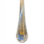 PENDENTE GOTA CRISTAL E METAL DOURADO 