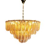 LUSTRE PLUMA OURO VELHO CORRENTE 3MT