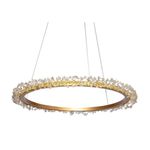 LUSTRE PENDENTE MODERNO ANEL AURA 60CM