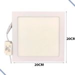 PAINEL LIGHT EMBUTIR QUAD 18W 6000K