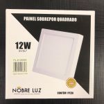 PAINEL LIGHT EMBUTIR QUAD 12W 3000K