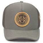 Boné Trucker Simprão Farm Caipira Raiz Cinza