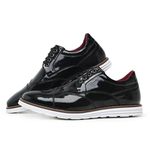Oxford Masculino Em Verniz Preto Confort HYPESTORE