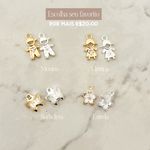 Pulseira Medalha P Fixa Personalizada Folheado em Ouro 18k