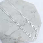 Colar Choker Folha de Nero com Design em Escamas Folheado em Prata 925