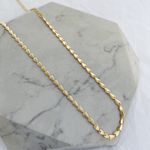 Colar Choker Setas Folheado em Ouro 18k