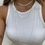 Colar Longo Rabo de Rato Fino Folheado em Prata 925