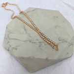 Colar Gravatinha Riviera Folheado em Ouro 18k