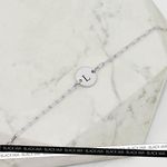 Pulseira Medalha P Fixa Personalizada Folheado em Prata 925