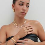 Colar Choker Malha Vintage Folheado em Ouro 18k