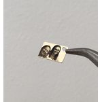 Colar Relicário Carta Personalizado Folheado em Ouro 18k