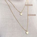 Colar Medalha P Personalizada Folheado em Ouro 18k