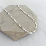 Colar Choker ZigZag Folheado em Prata 925