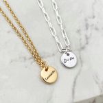Kit 12 - 2 Pulseiras Medalha P Personalizadas - 1 Banho Ouro 18k E 1 Banho Prata 925 