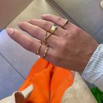 Anel Arame Regulável Folheado em Ouro 18k