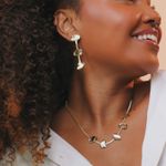 Colar Orgânico Folheado em Ouro 18k