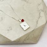 Colar Relicário Livro Personalizado com Foto Banhado a Prata 925