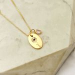 Colar Flower Personalizado Banhado a Ouro 18k