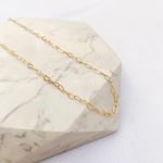 Colar Choker Corrente Corações Folheado em Ouro 18k