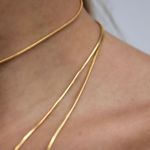 Colar Choker Diamantada Fina Folheado em Ouro 18k